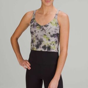 Lululemon Align Tank Ariel Radial Tie Dye Mauve Grey Multiple Size 20